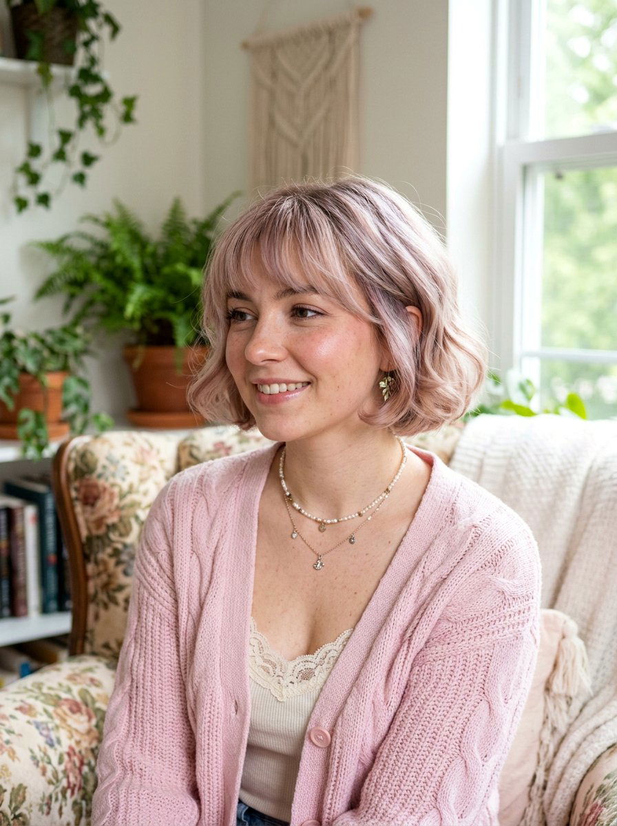 Rounded Bob Fairycore Haircut - 20 fairycore haircut ideas - 20 fairycore haircut ideas