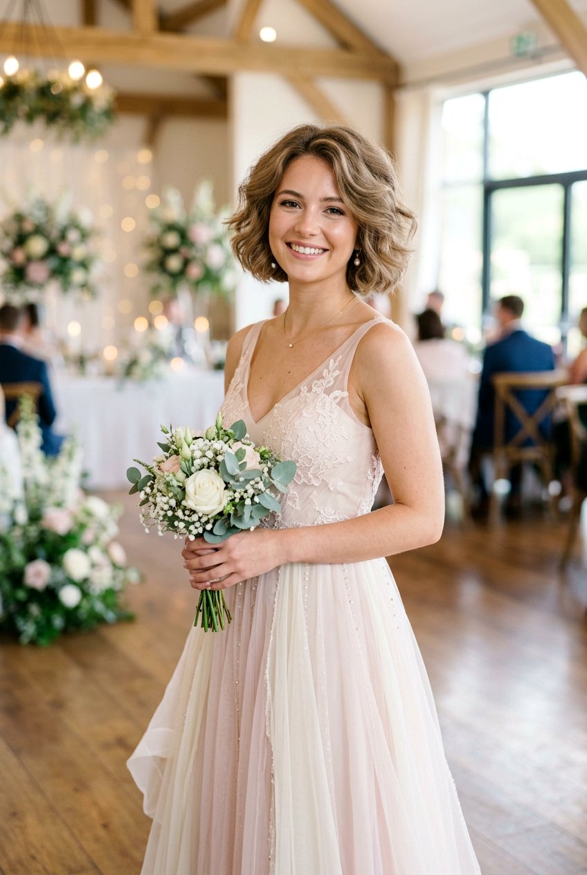 Rounded Cloud Bob - 20 wedding guest bob hairstyle