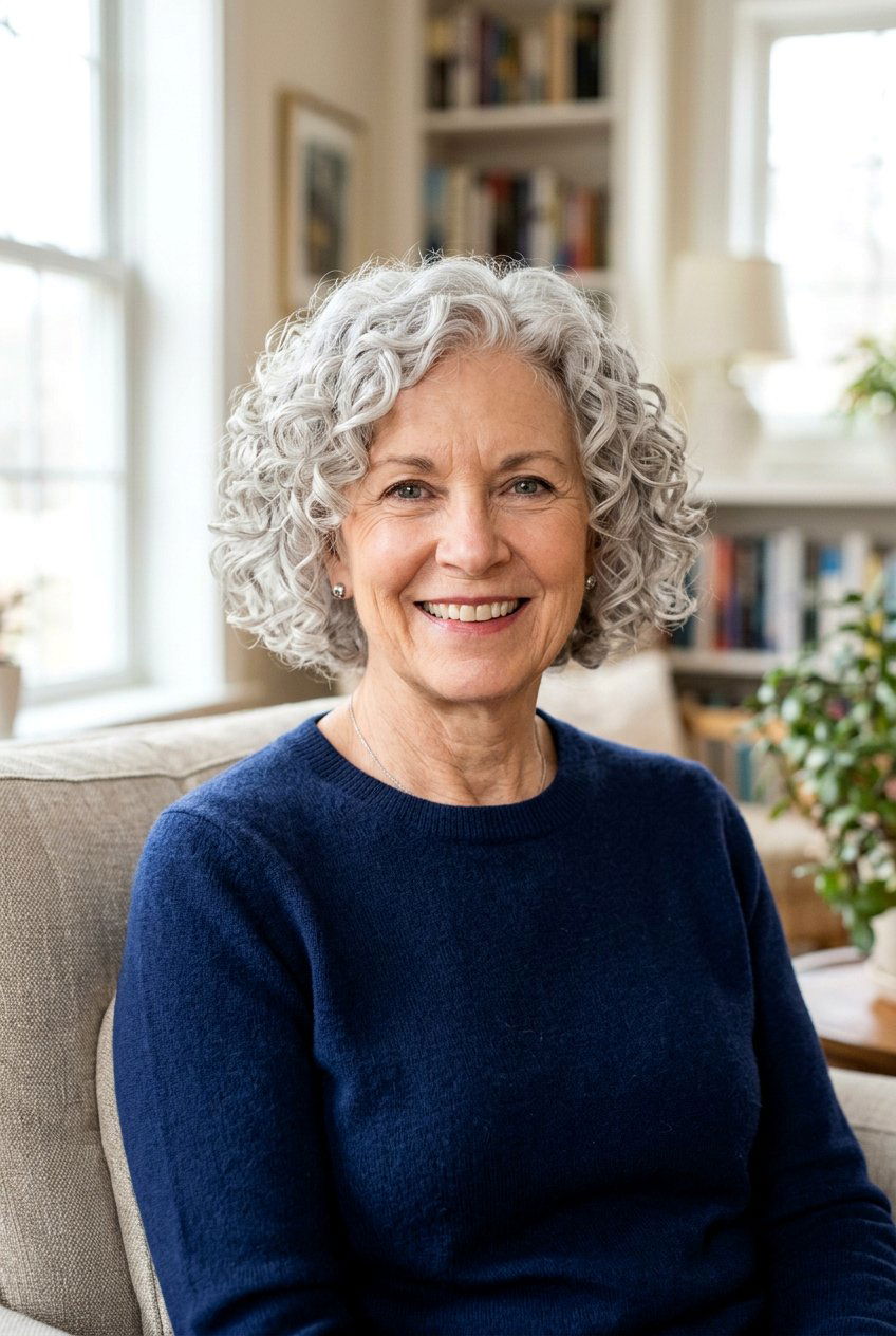 Rounded Curly Bob For Women Over 60 - 20 curly bob for women over 60 - 20 curly bob for women over 60