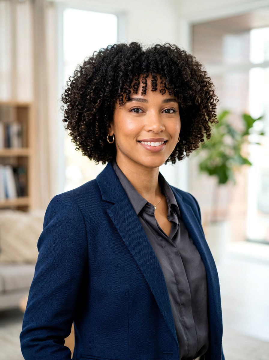 Rounded Curly Bob Haircut - 20 haircut for dense curly hair - 20 haircut for dense curly hair