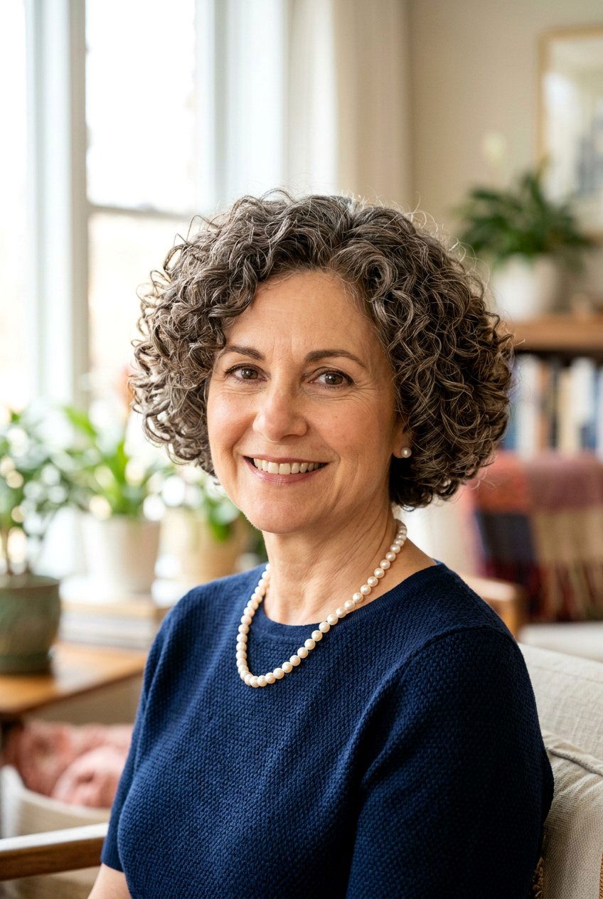 Rounded Curly Bob Haircut - 20 mature women curly haircut ideas - 20 mature women curly haircut ideas