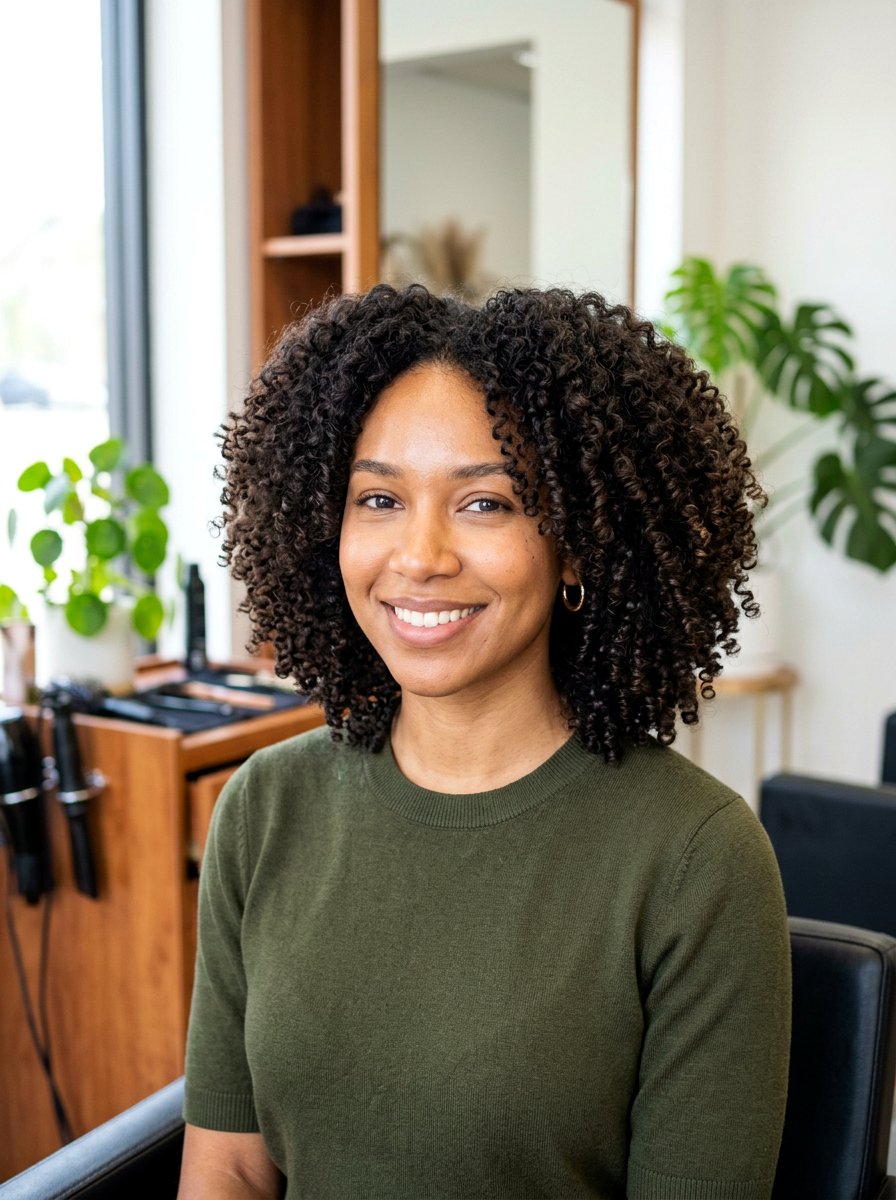 Rounded Curly Cut for Thick Hair - 20 round haircut for curly hair - 20 round haircut for curly hair