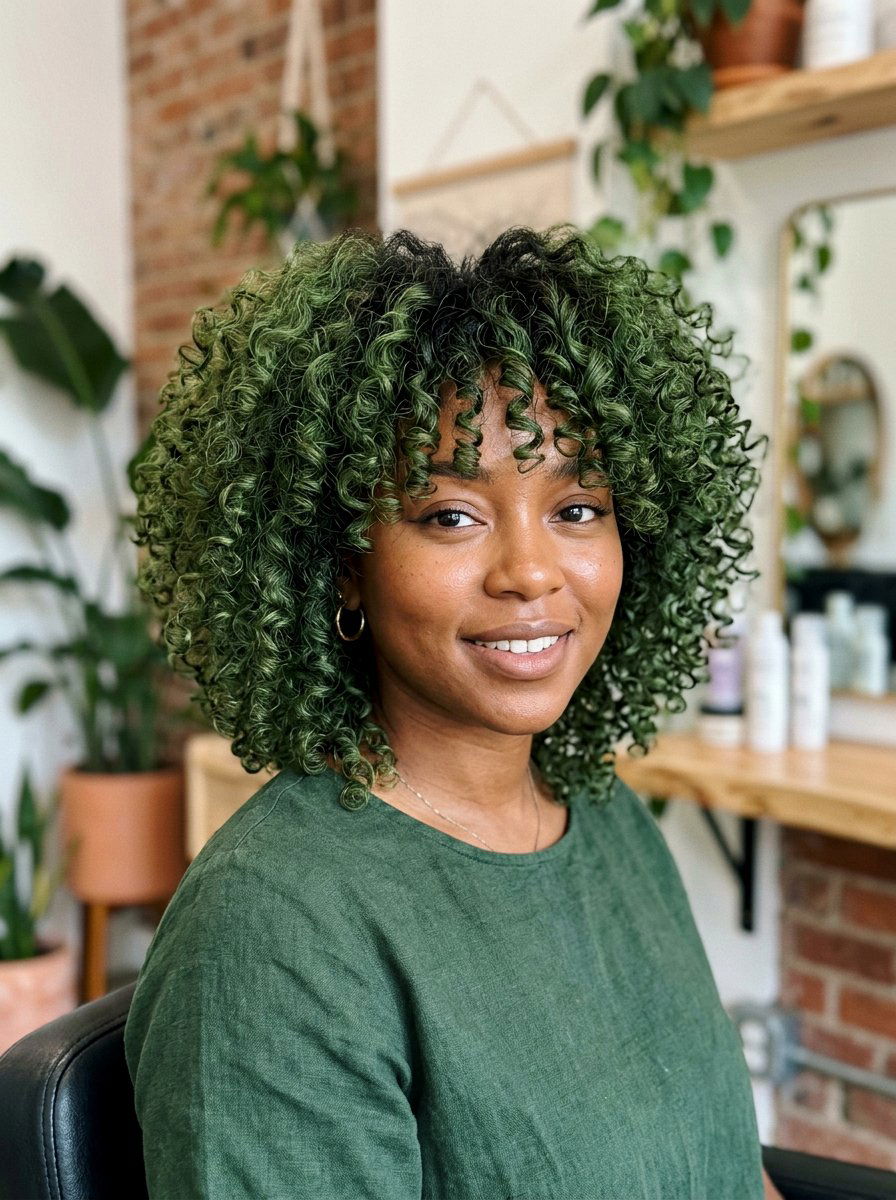 Rounded Curly Shag - 20 round haircut for curly hair - 20 round haircut for curly hair