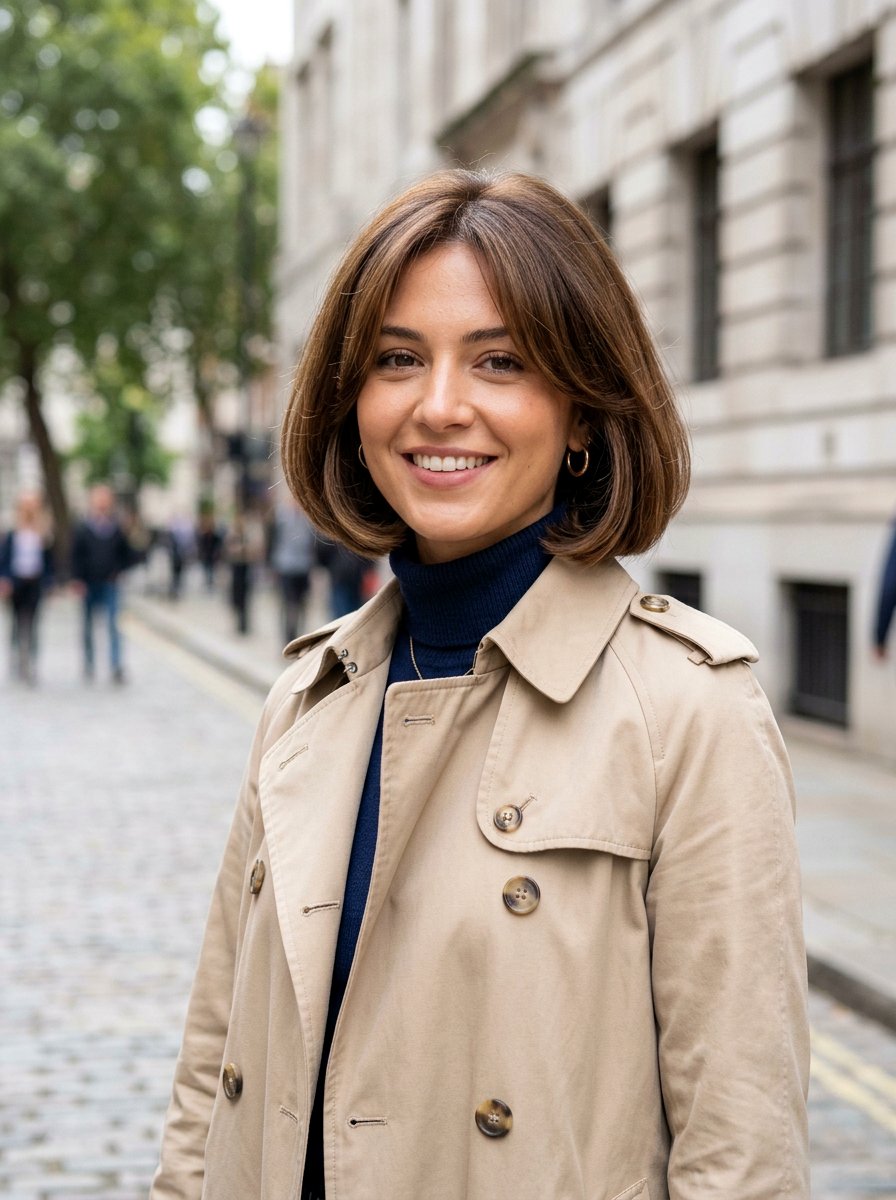 Rounded Face Framing Bob - 20 volume haircut for thinning hair women - 20 volume haircut for thinning hair women