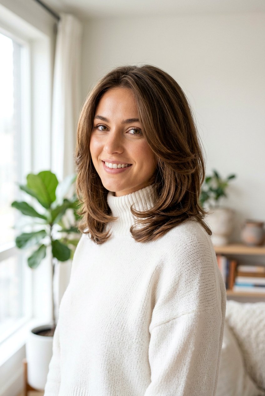 Rounded Internal Layers - 20 rich girl blowout for medium hair - 20 rich girl blowout for medium hair