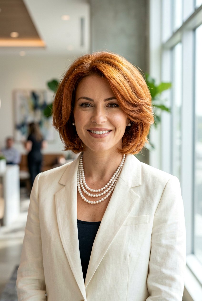 Rounded Layered Cut For Short Hair - 20 polished layered haircut for work - 20 polished layered haircut for work