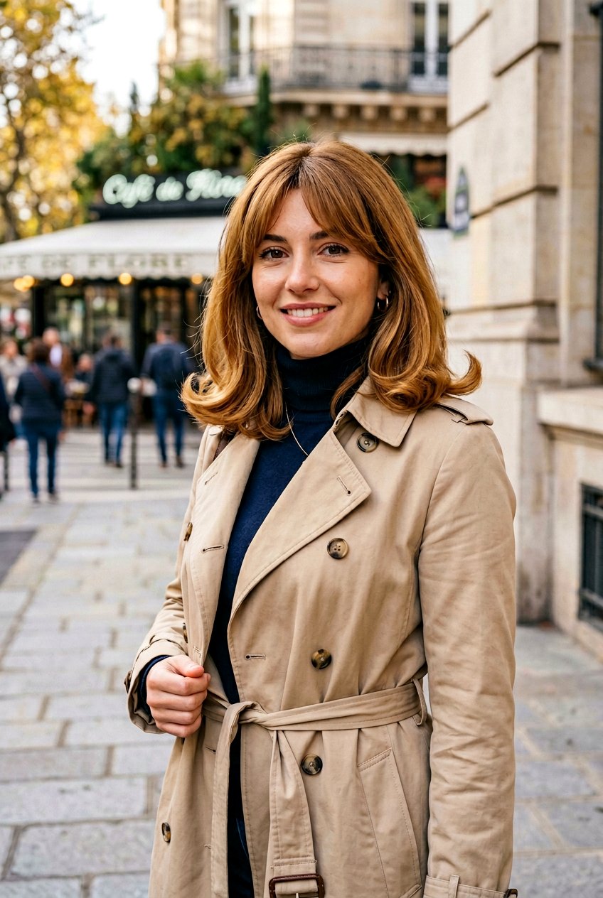 Rounded Lob With Curtain Bangs - 20 curtain bangs with lob for fine hair - 20 curtain bangs with lob for fine hair