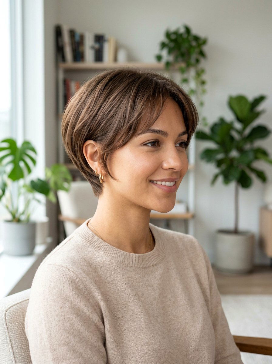Rounded Pixie Haircut For Heart Shaped Face - 20 short haircut for heart shaped face women - 20 short haircut for heart shaped face women
