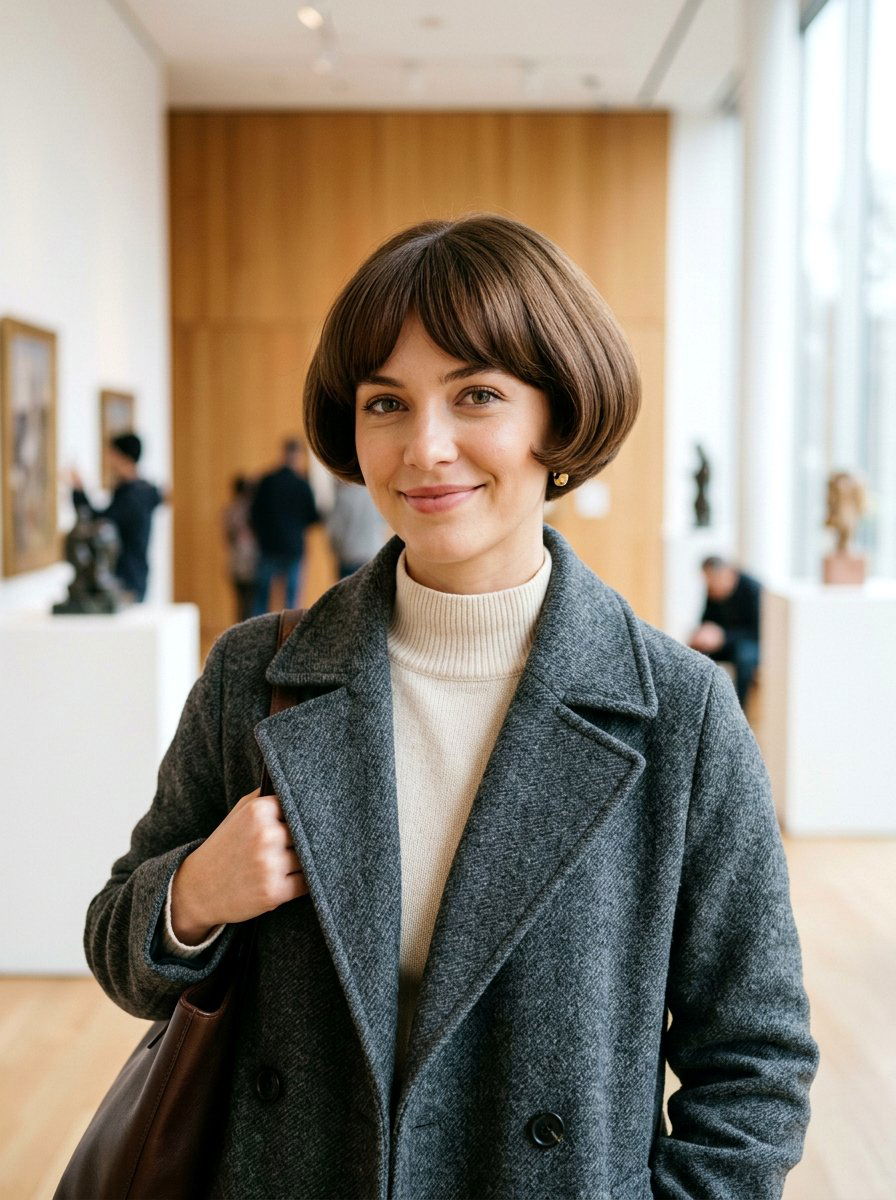 Rounded Retro Bob - 20 old hollywood bob hairstyle - 20 old hollywood bob hairstyle