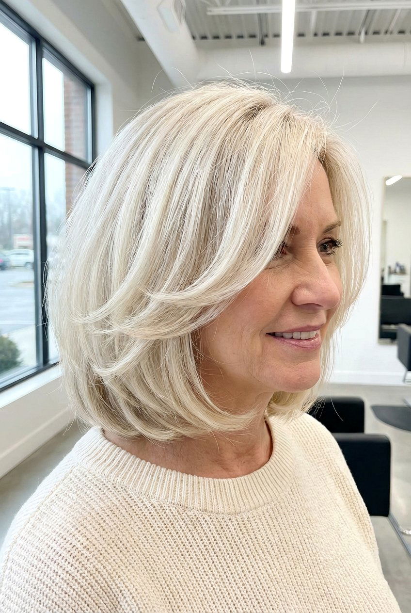 Rounded feathered haircut - 20 feathered haircuts for medium hair - 20 feathered haircuts for medium hair