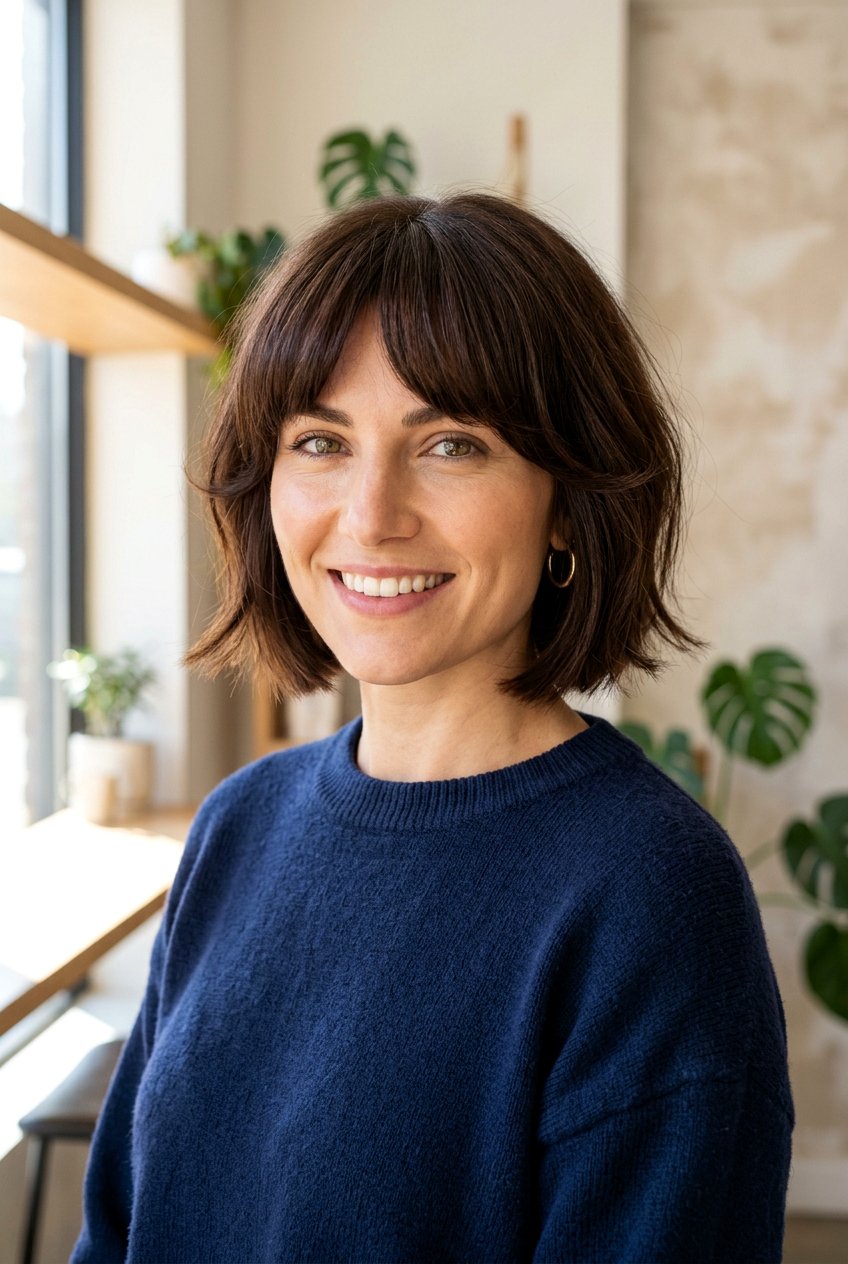 Rounded fringe square face - 20 bangs for square face - 20 bangs for square face