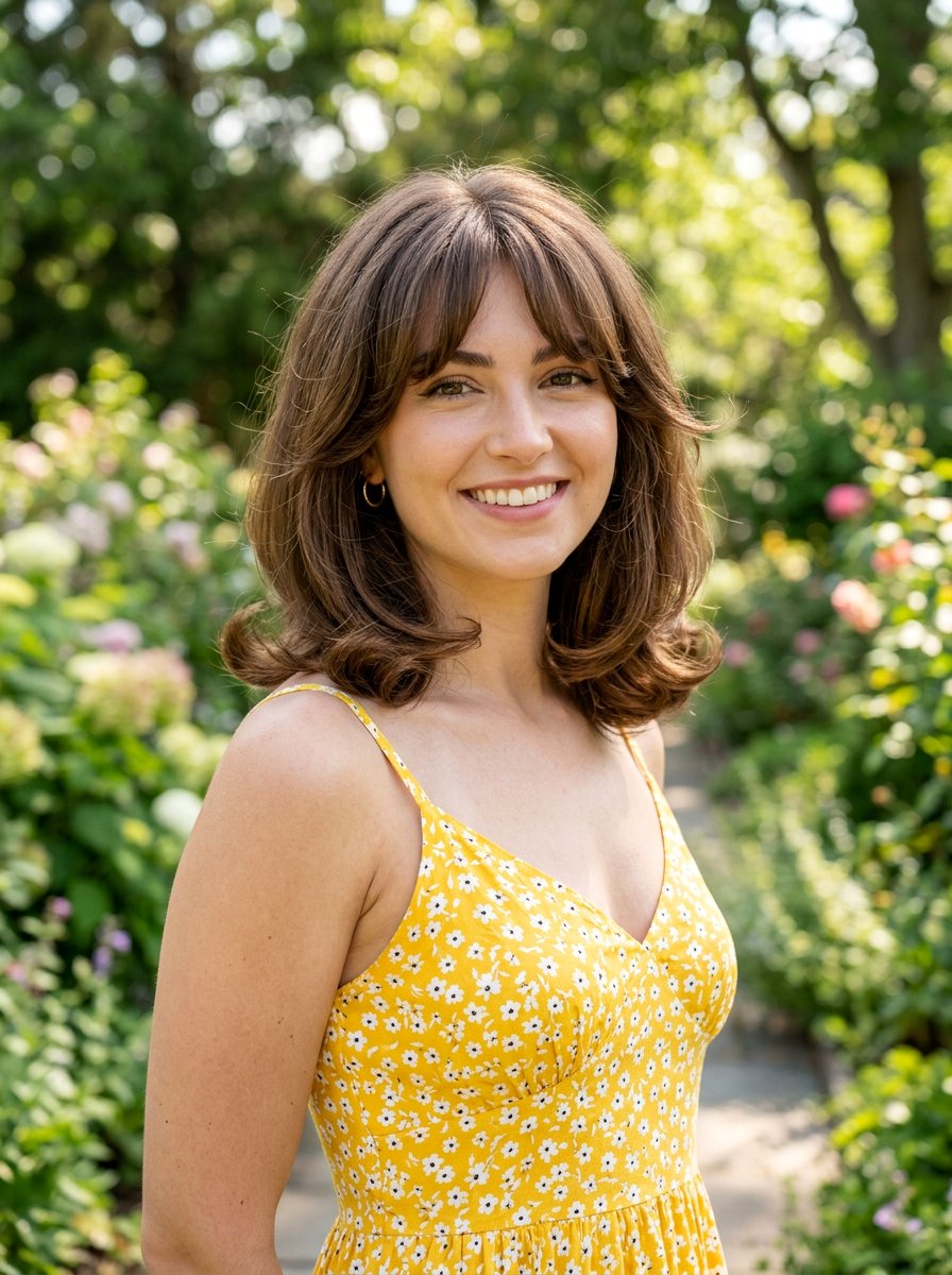 Rounded lob with curtain bangs for thick hair - 20 thick hair lob with curtain bangs - 20 thick hair lob with curtain bangs