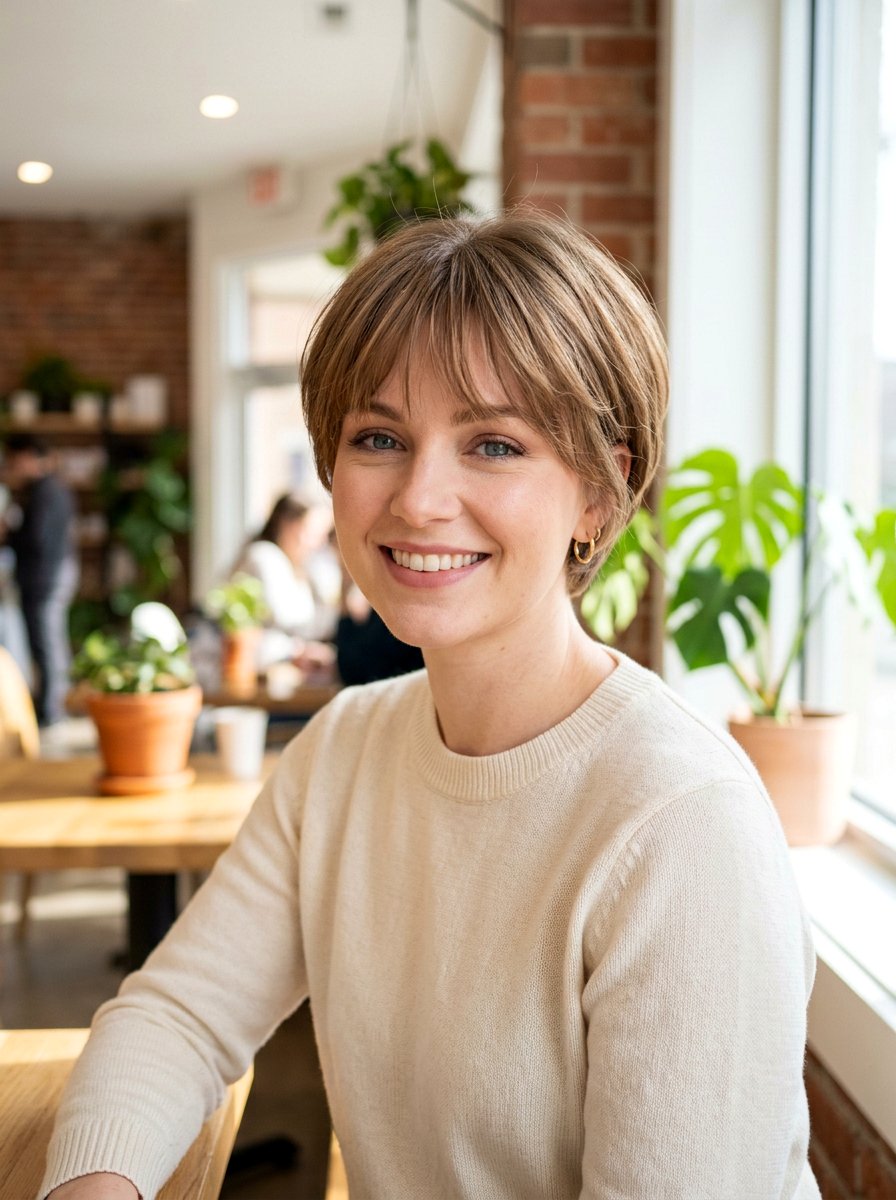 Rounded pixie with wispy bangs - 20 wispy pixie haircut for older women - 20 wispy pixie haircut for older women