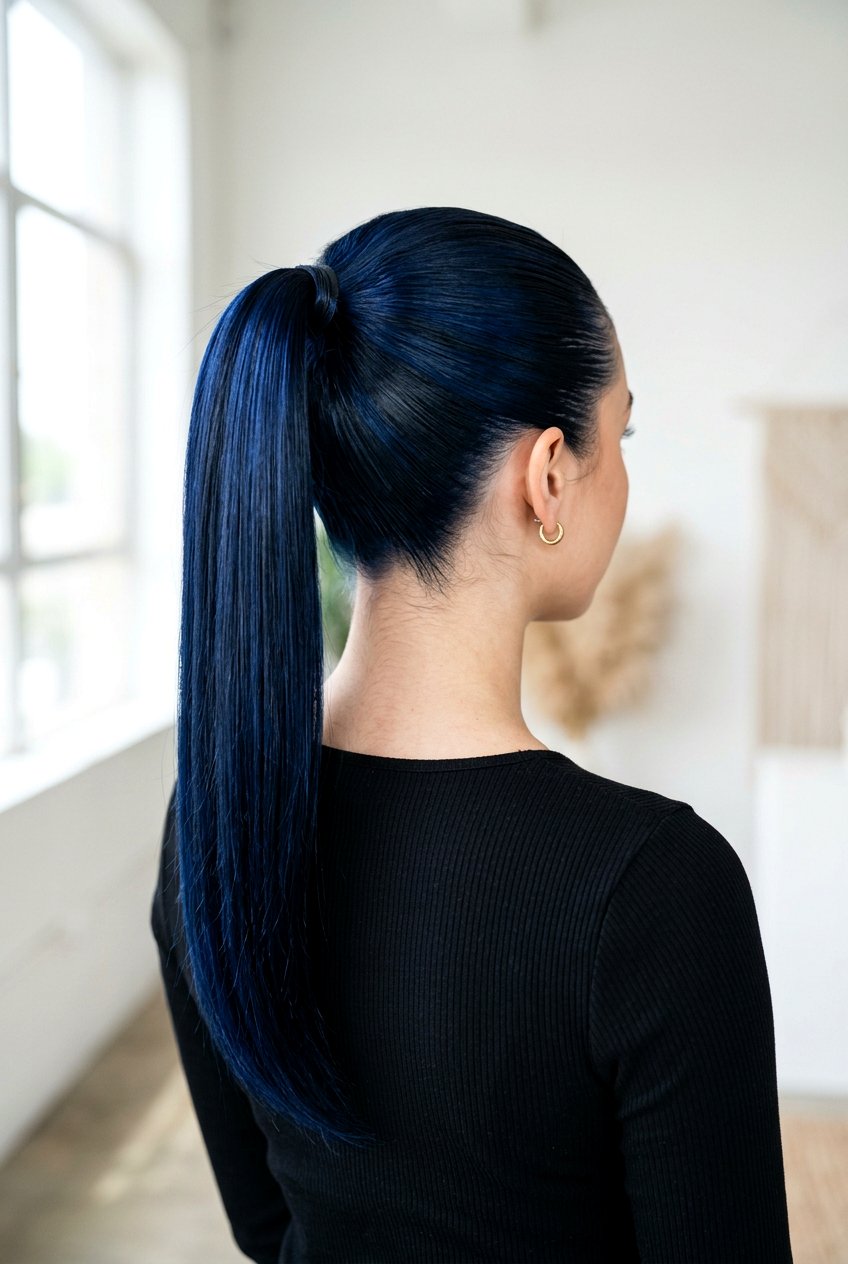 Royal Blue Black - 20 blue black hair color - 20 blue black hair color