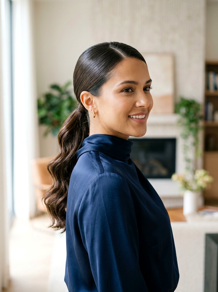 Royal Low Pony Waves - 20 old money waves hairstyle - 20 old money waves hairstyle