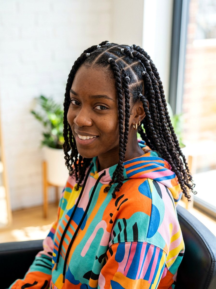 Rubber Band Method Two Strand Twists - 20 two strand twists for black women - 20 two strand twists for black women