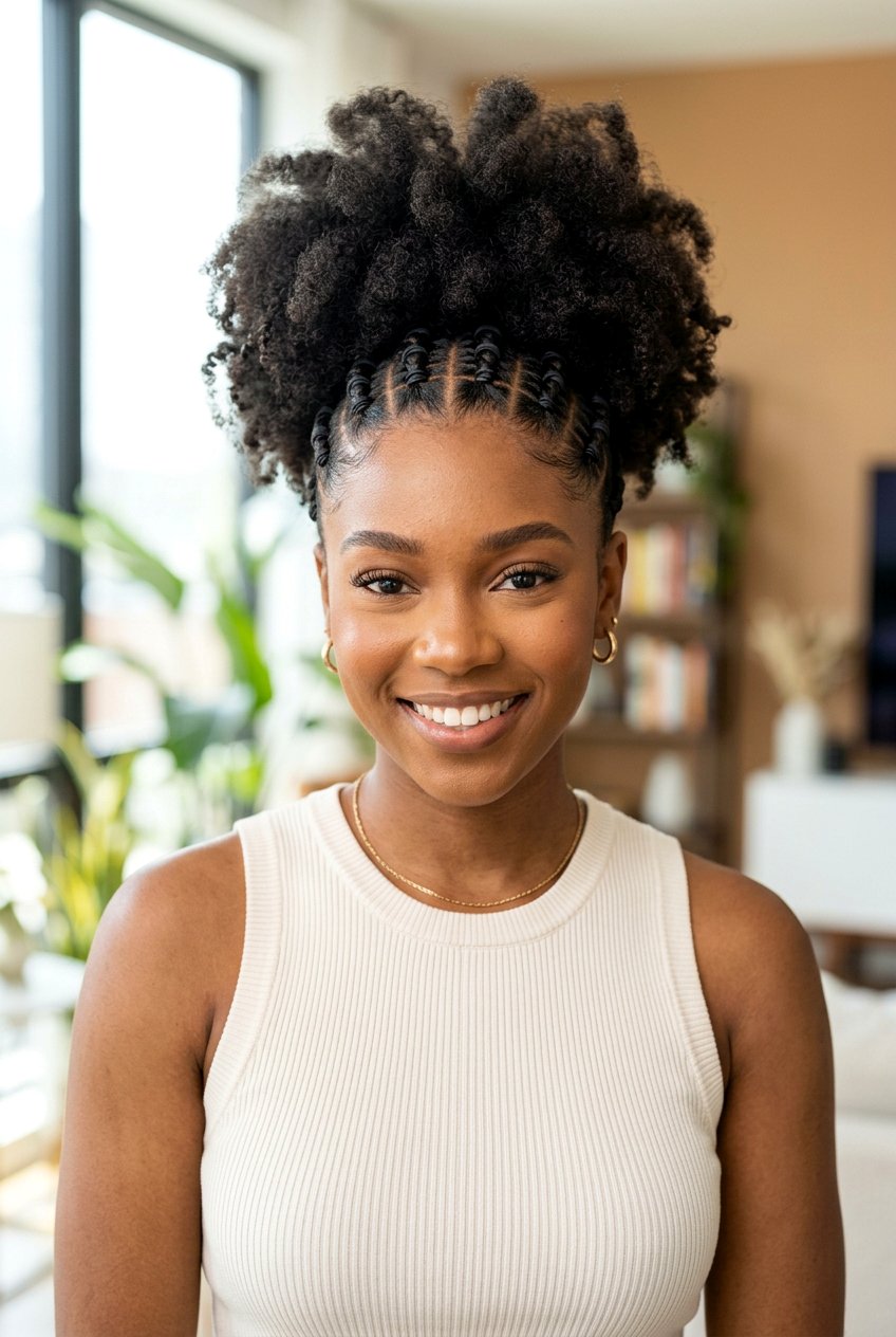 Rubber Band Ponytail With Puff - 20 rubber band ponytail styles - 20 rubber band ponytail styles