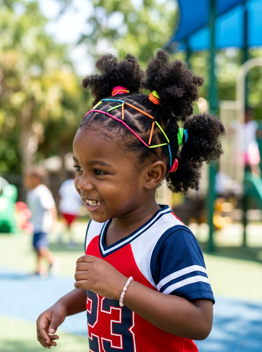 Rubber Band Puff Ponytail - 20 toddler puff ponytail styles - 20 toddler puff ponytail styles