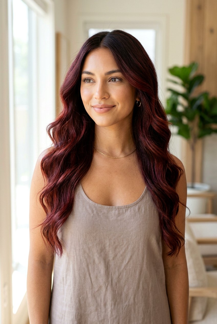 20 Stunning Ruby Brunette Hair Color Ideas for a Bold Look