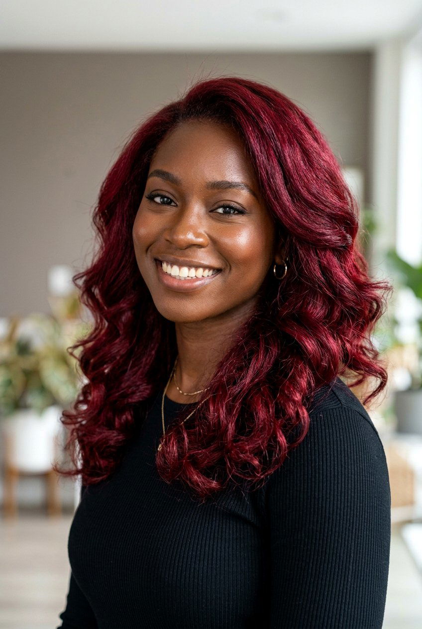 Ruby Red Hair For Dark Skin - 20 ruby red hair color - 20 ruby red hair color