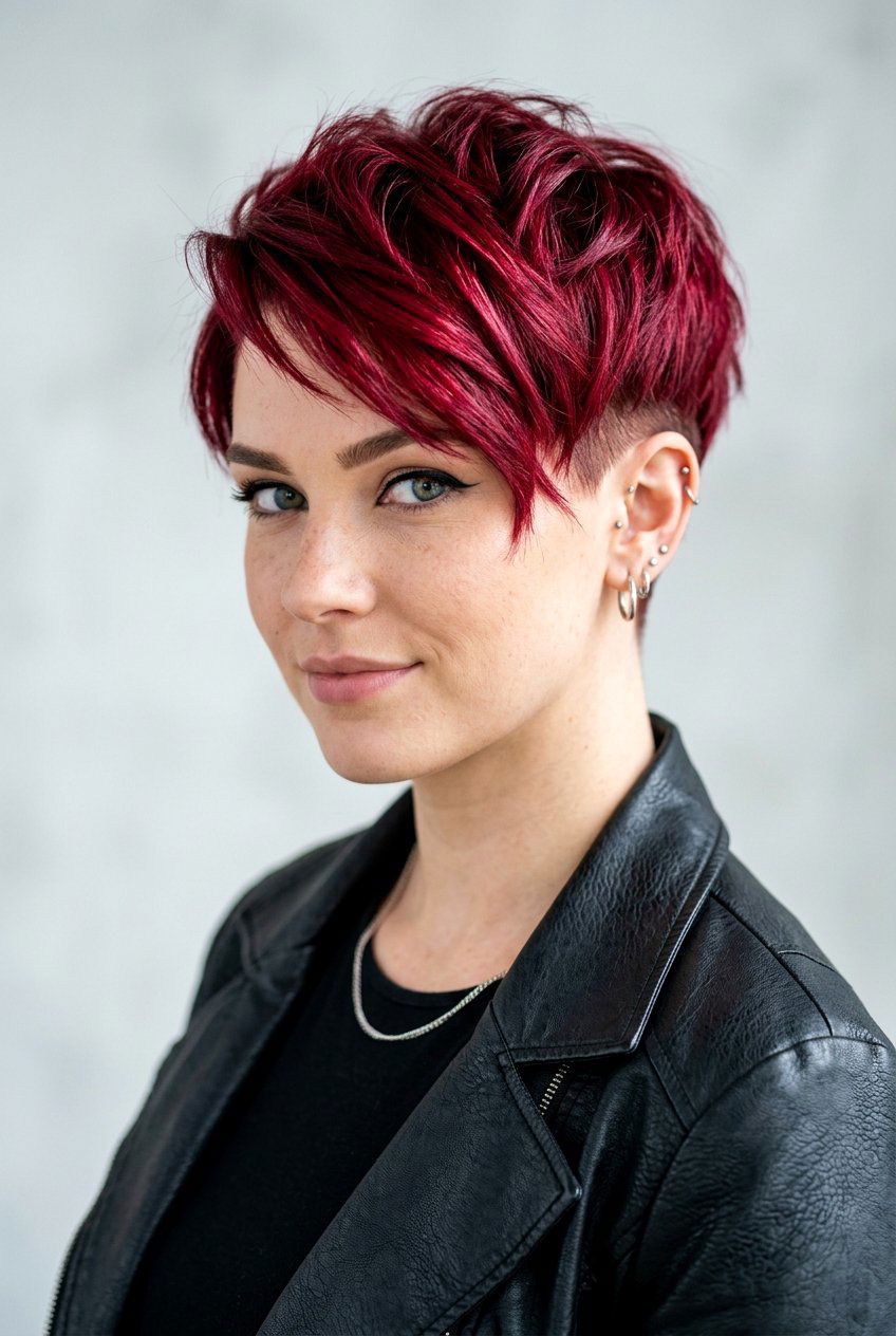 Ruby Red Hair - 20 red hair color for dark hair - 20 red hair color for dark hair