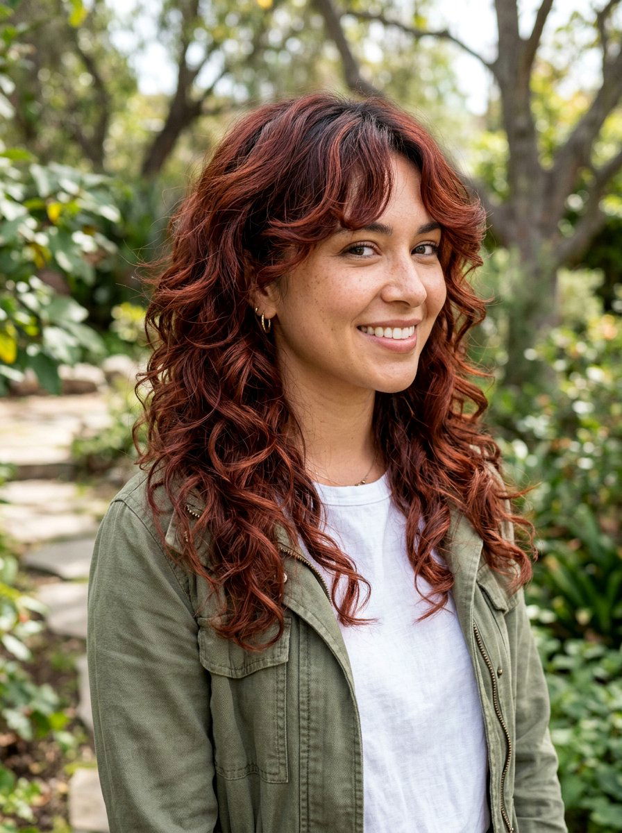 Rust Red Butterfly Haircut - 20 red butterfly haircut color ideas - 20 red butterfly haircut color ideas