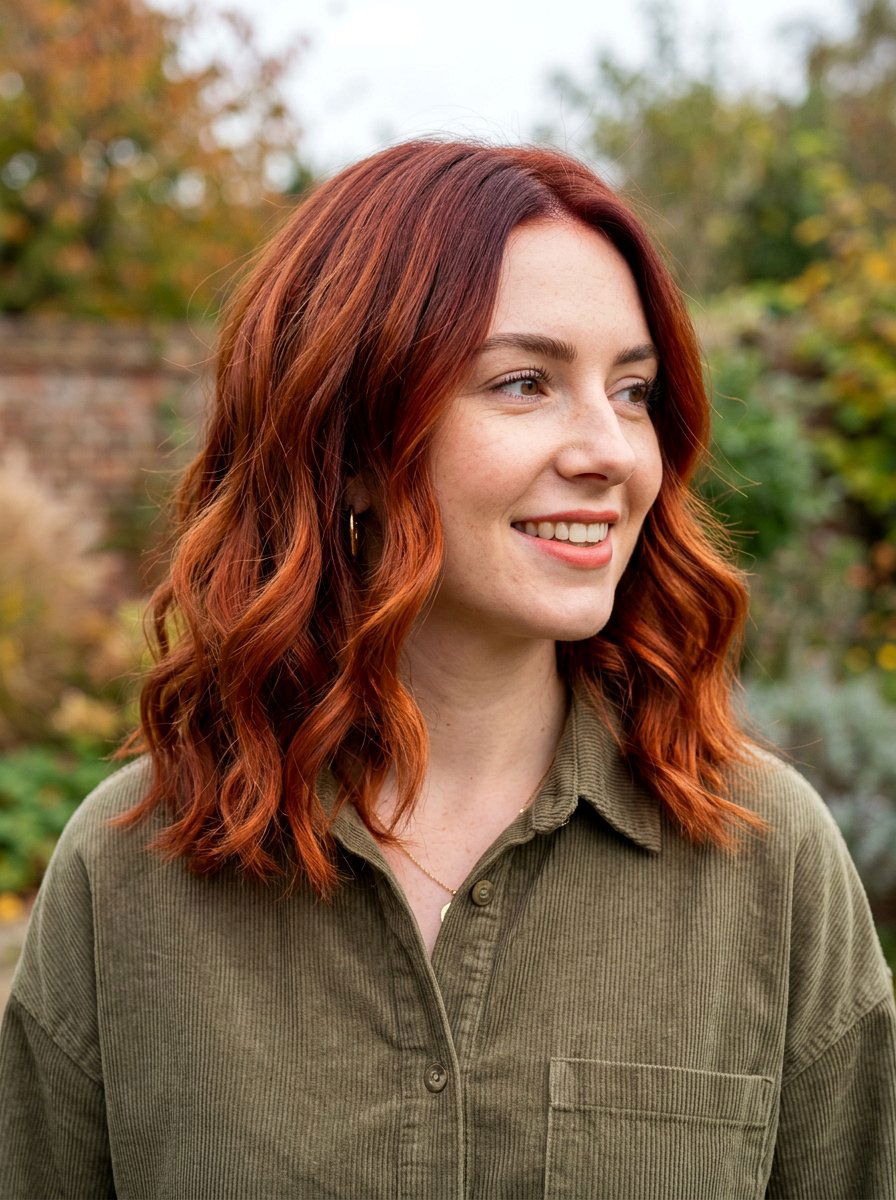 Rust Red Lob Hair Color - 20 red lob hair color ideas - 20 red lob hair color ideas