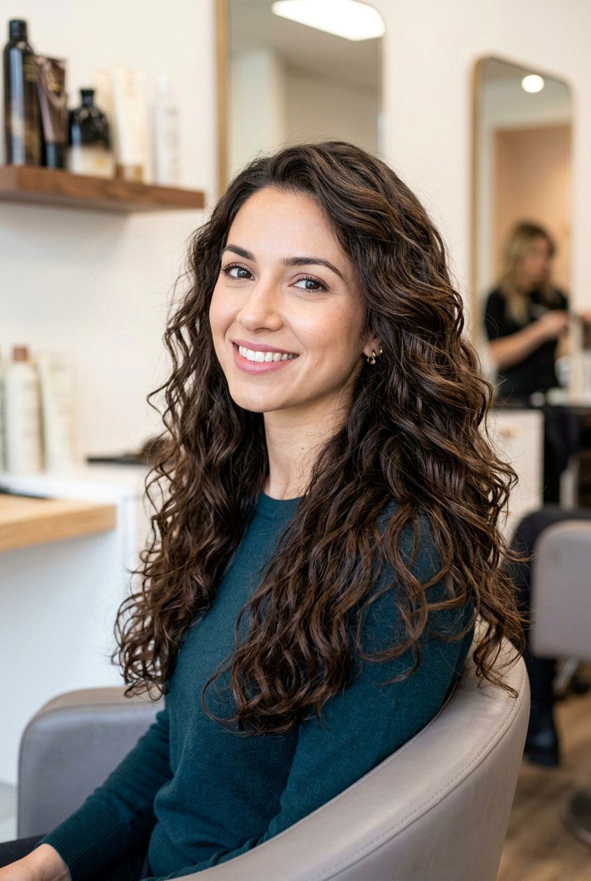 S Curl Perm - 20 korean hairstyles for women - 20 korean hairstyles for women