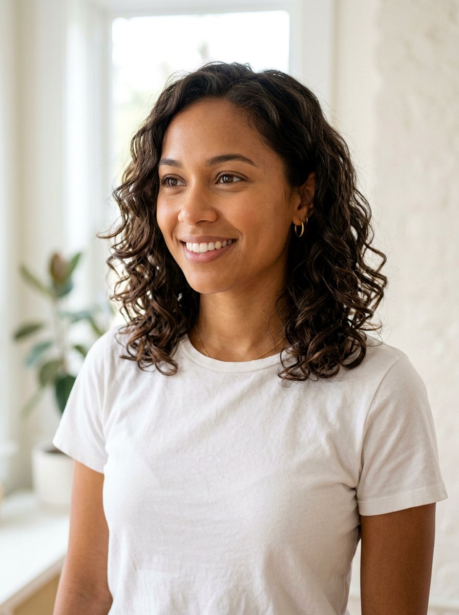 S Curl Perm Lob Haircut - 20 s curl perm hairstyle - 20 s curl perm hairstyle