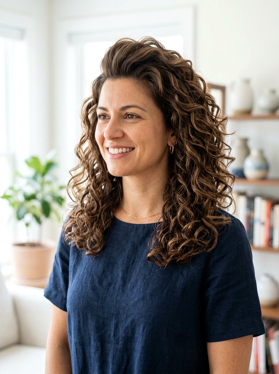 S Curl Perm With Volume At Roots - 20 s curl perm hairstyle - 20 s curl perm hairstyle