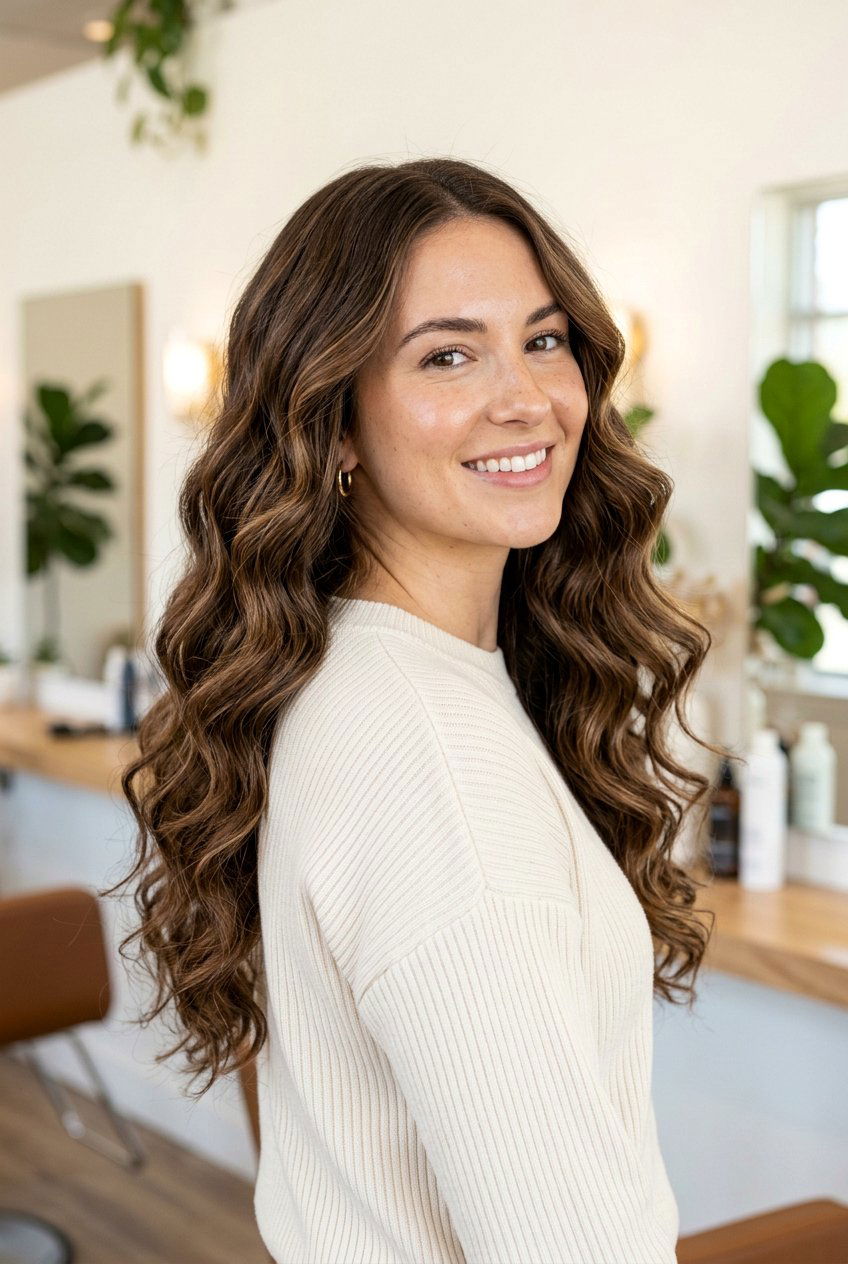 S curl perm long hair - 20 loose perm for long hair - 20 loose perm for long hair
