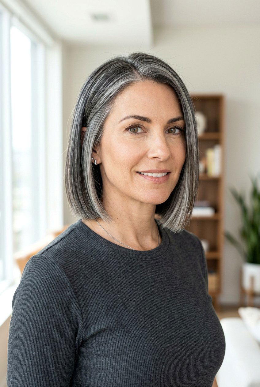 Salt And Pepper Balayage Bob Haircut - 20 salt and pepper balayage - 20 salt and pepper balayage