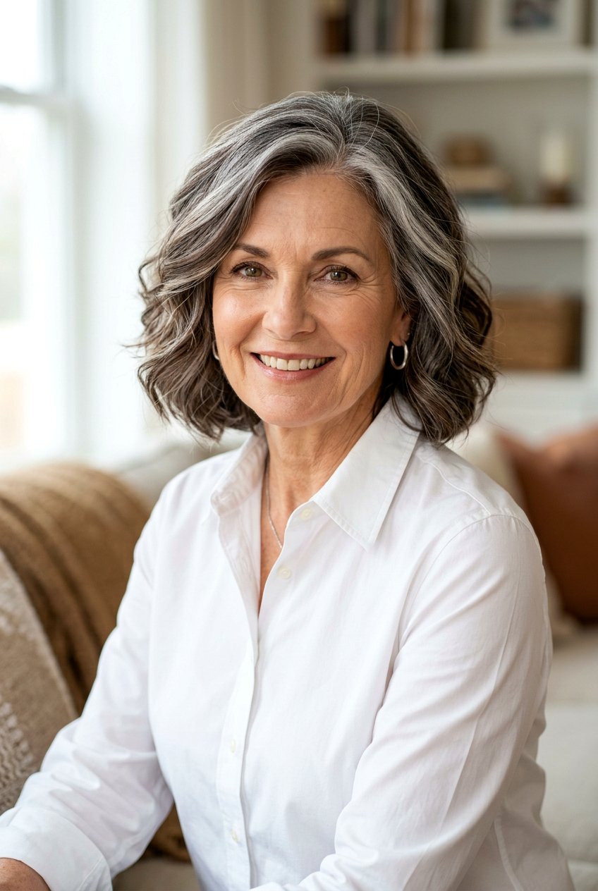 20 Elegant Brunette Refresh For Older Women Hair Colors