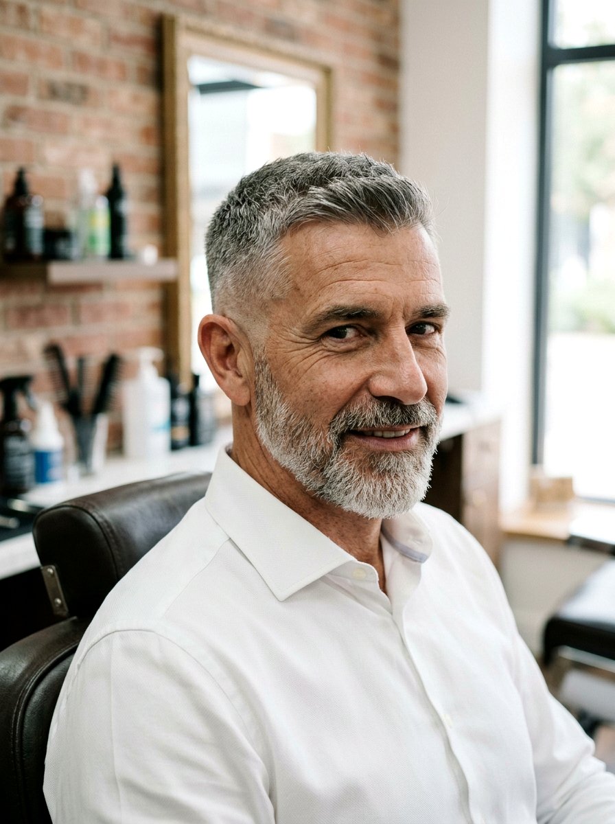 Salt And Pepper Crew Cut Taper - 20 salt and pepper taper haircut men - 20 salt and pepper taper haircut men