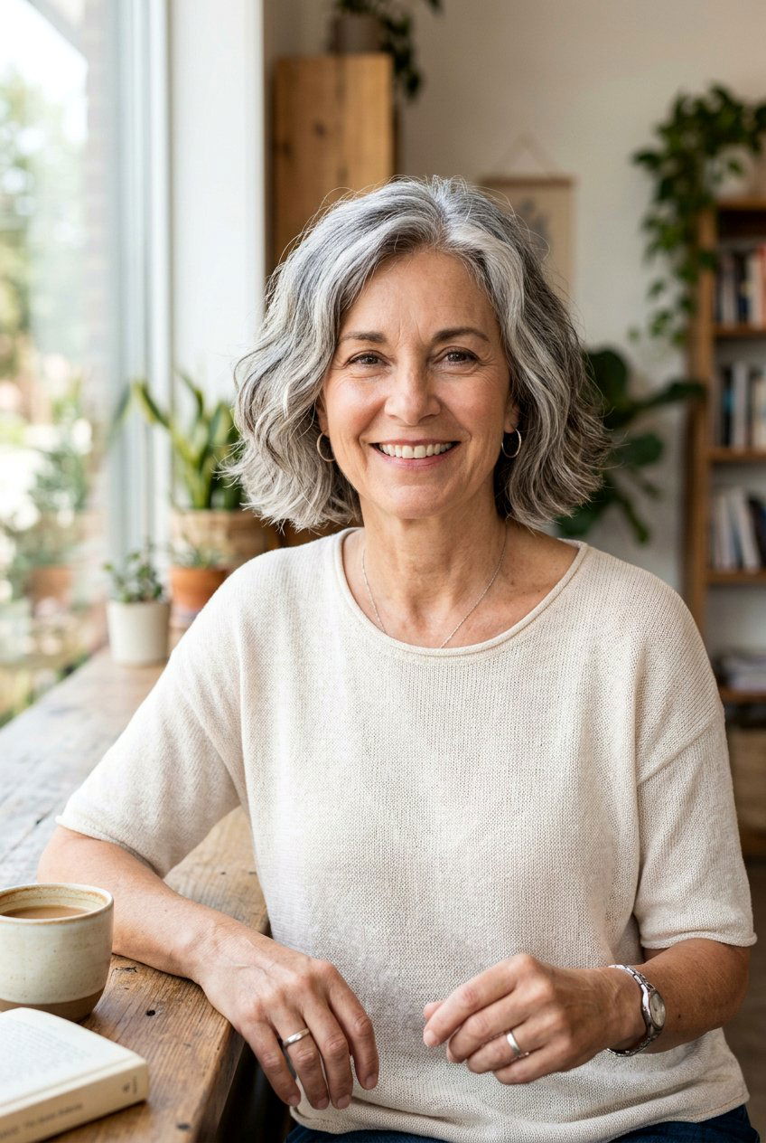 Salt And Pepper Gray Blending - 20 low maintenance gray blending hair - 20 low maintenance gray blending hair