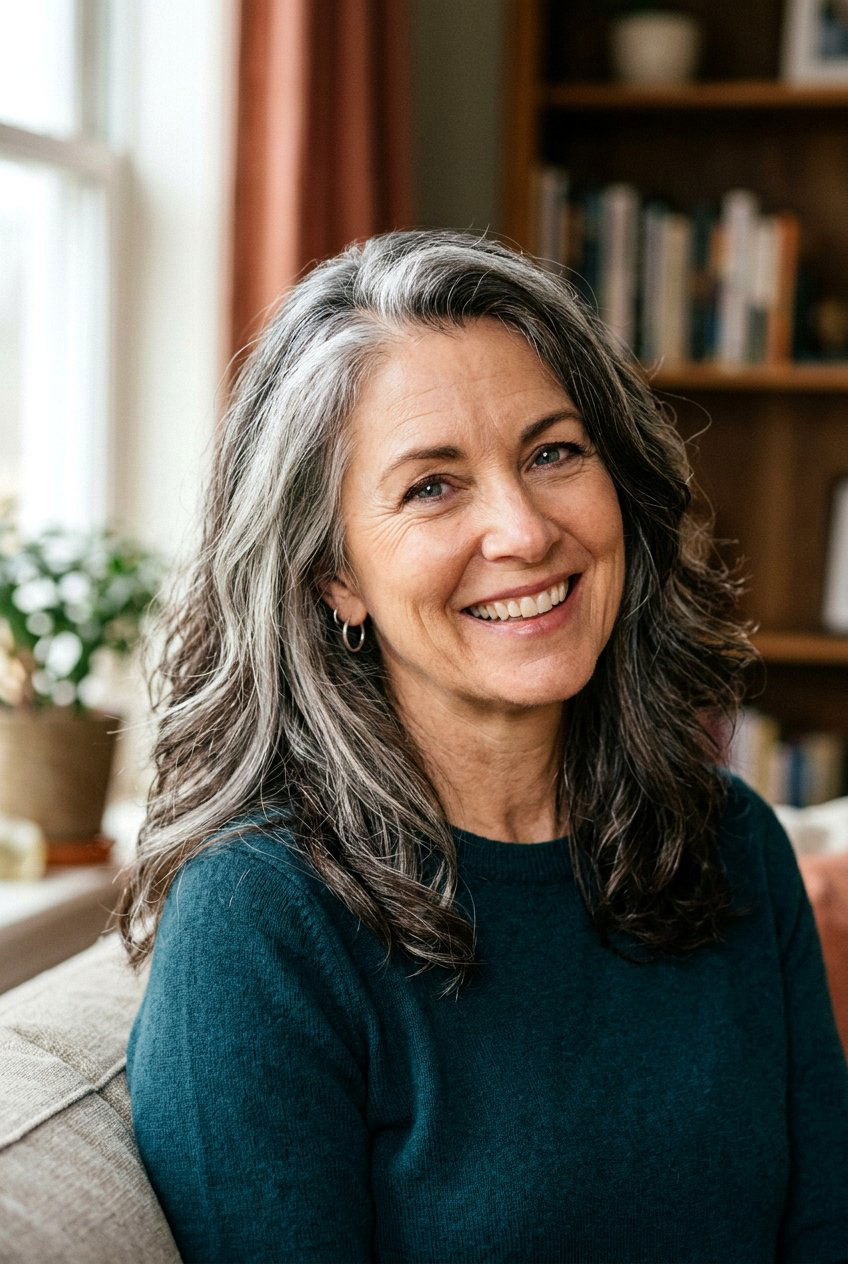 Salt And Pepper Hair - 20 silver hair color ideas - 20 silver hair color ideas