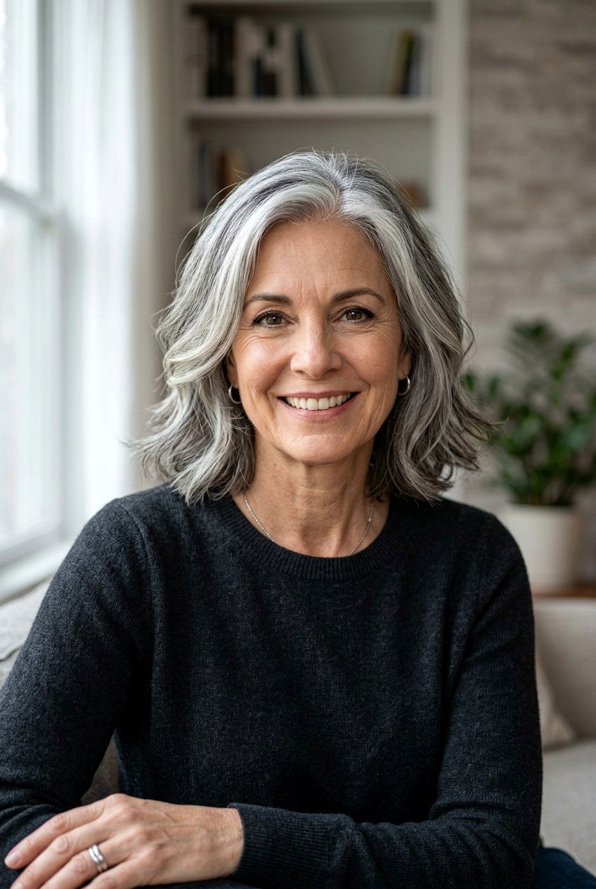 Salt And Pepper Hair Blending - 20 gray blending hair color - 20 gray blending hair color