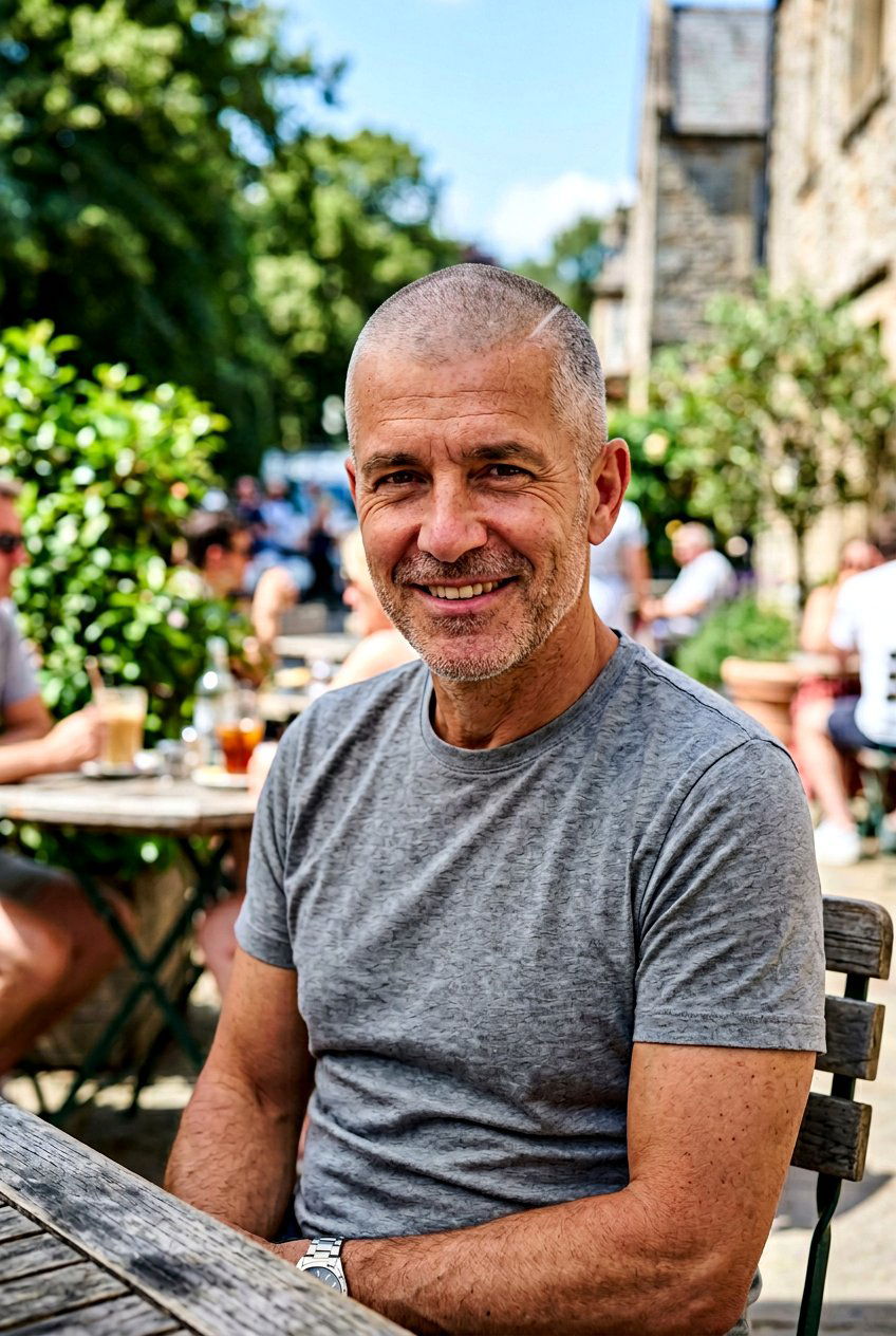 Salt And Pepper Side Part Buzz Cut - 20 men salt and pepper side part - 20 men salt and pepper side part