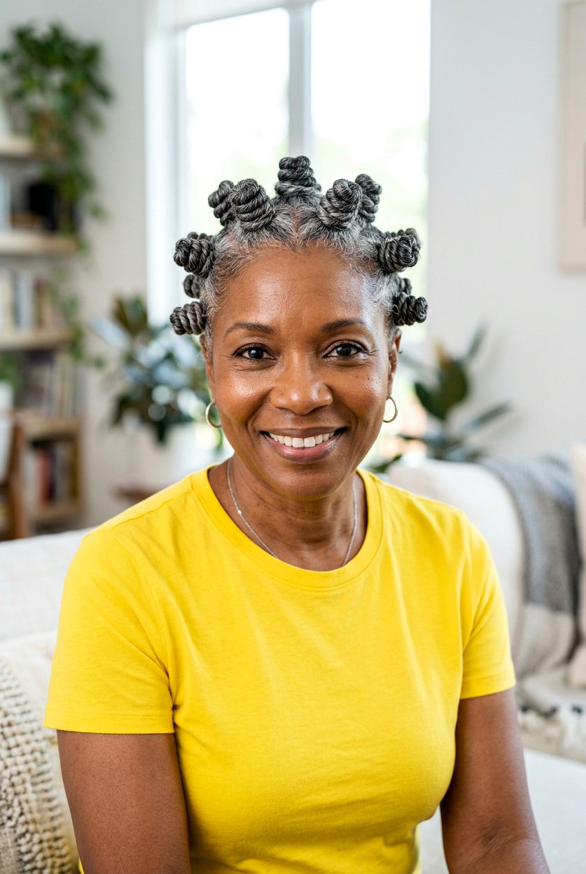 20 Beautiful Gray Natural Hairstyles For Black Women Now