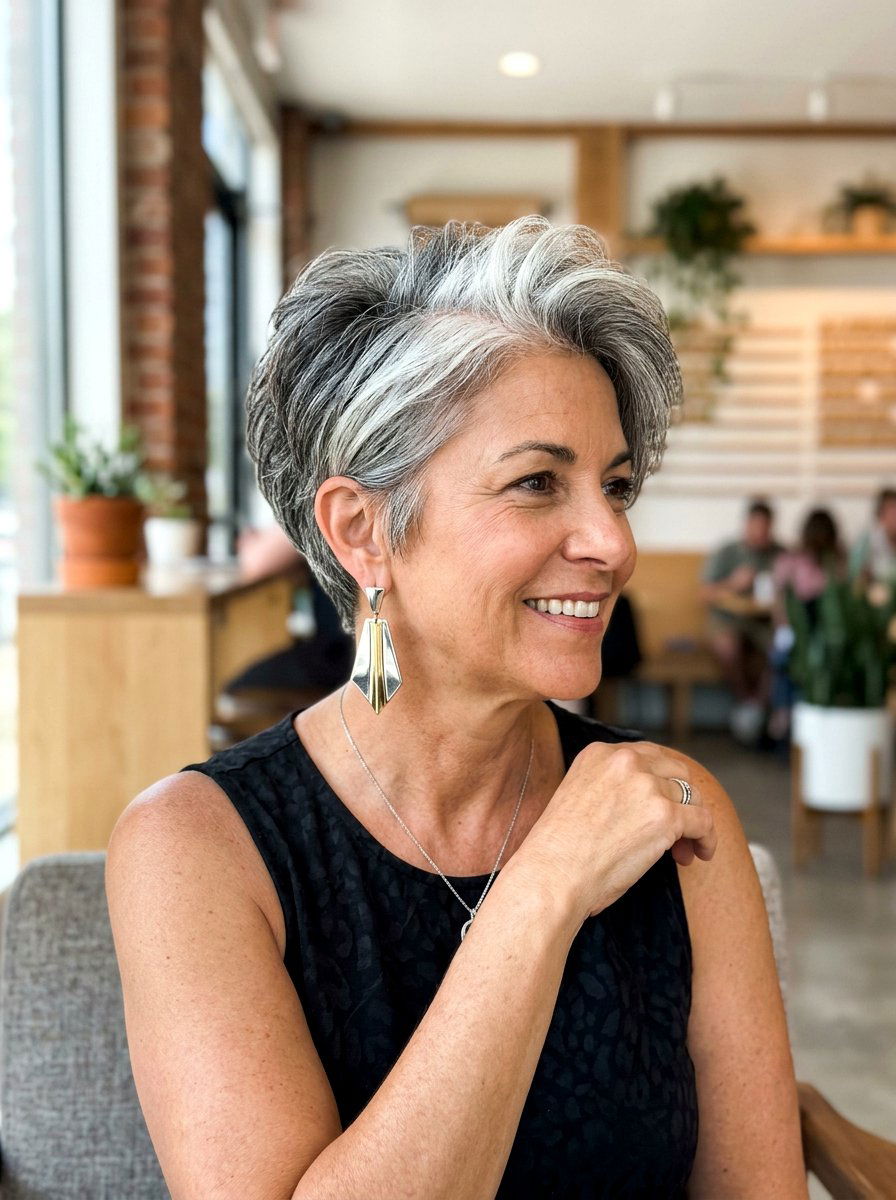 Salt and pepper bixie bob - 20 salt and pepper bob haircut - 20 salt and pepper bob haircut