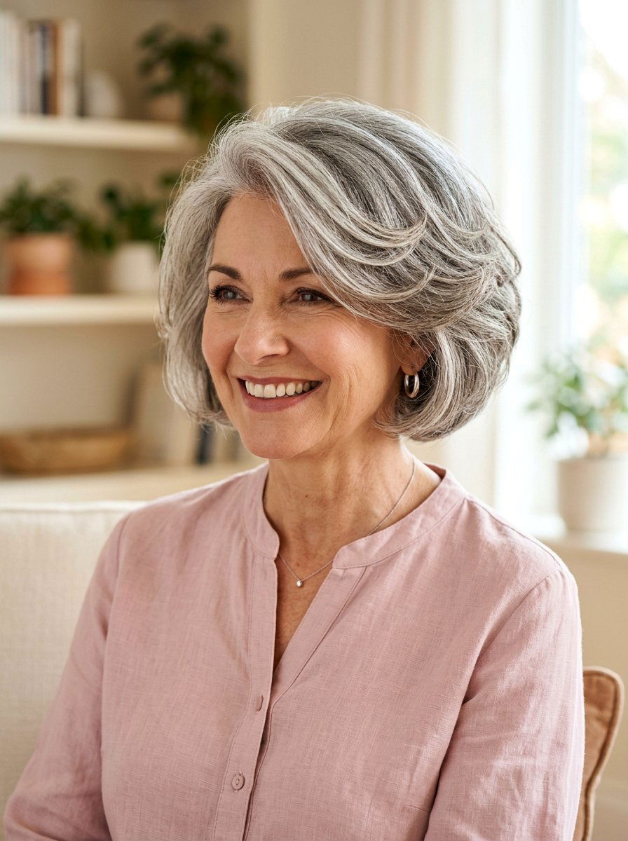 20 Chic Salt and Pepper Bob Haircut Ideas for Your Next Look