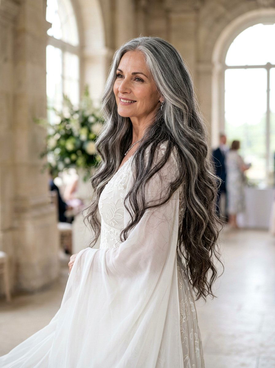 Salt and pepper lowlights for long hair - 20 salt and pepper lowlights - 20 salt and pepper lowlights