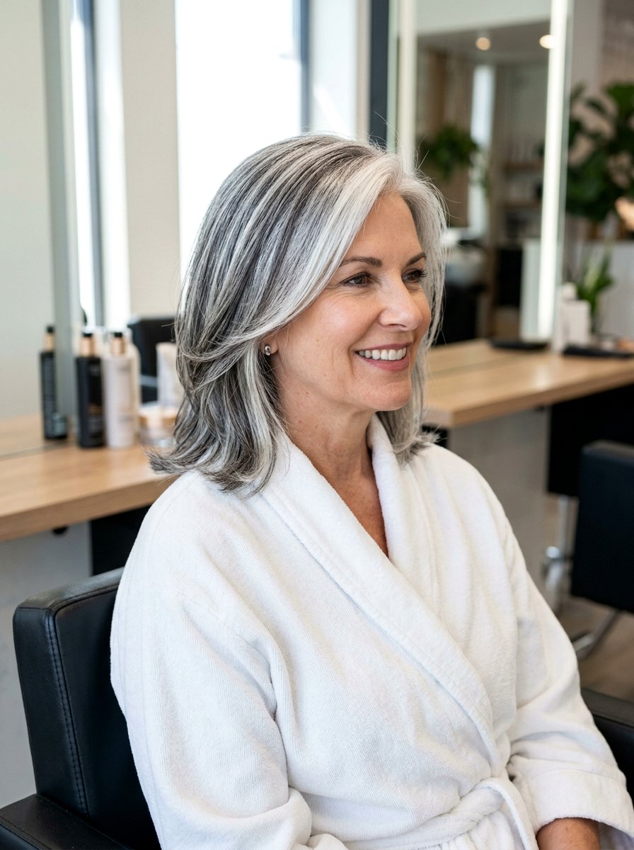 Salt and pepper lowlights maintenance - 20 salt and pepper lowlights - 20 salt and pepper lowlights