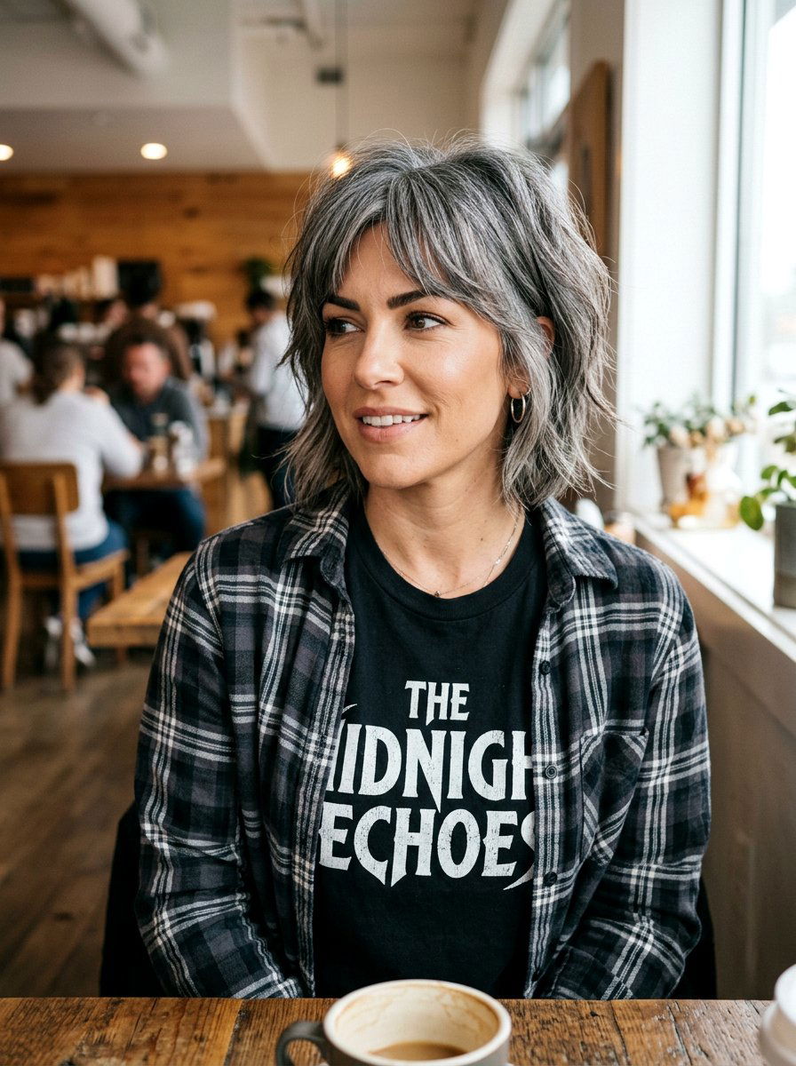 Salt and pepper wolf cut bob - 20 salt and pepper bob haircut - 20 salt and pepper bob haircut