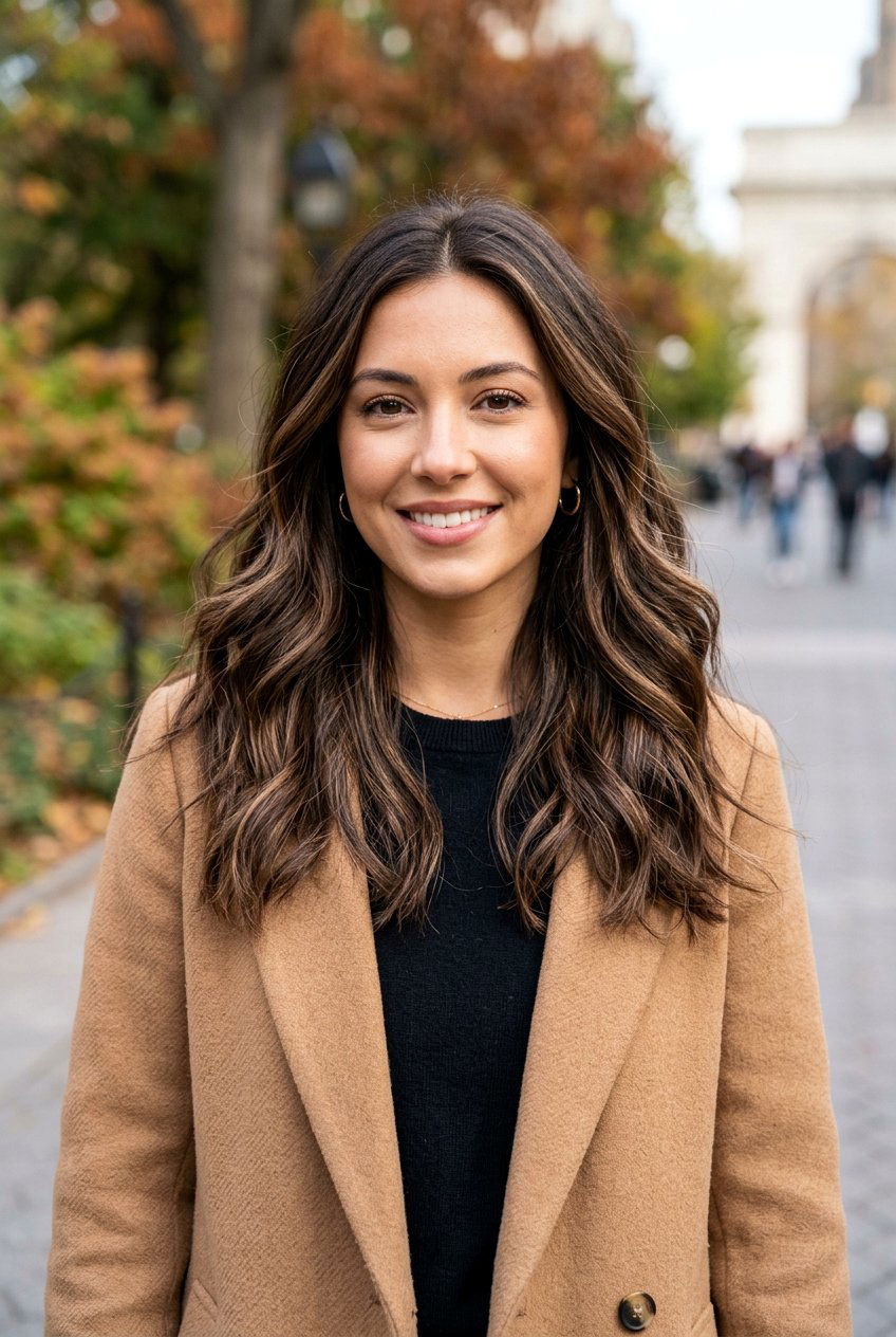 Salted Caramel Lowlights - 20 honey caramel highlights for brunettes - 20 honey caramel highlights for brunettes