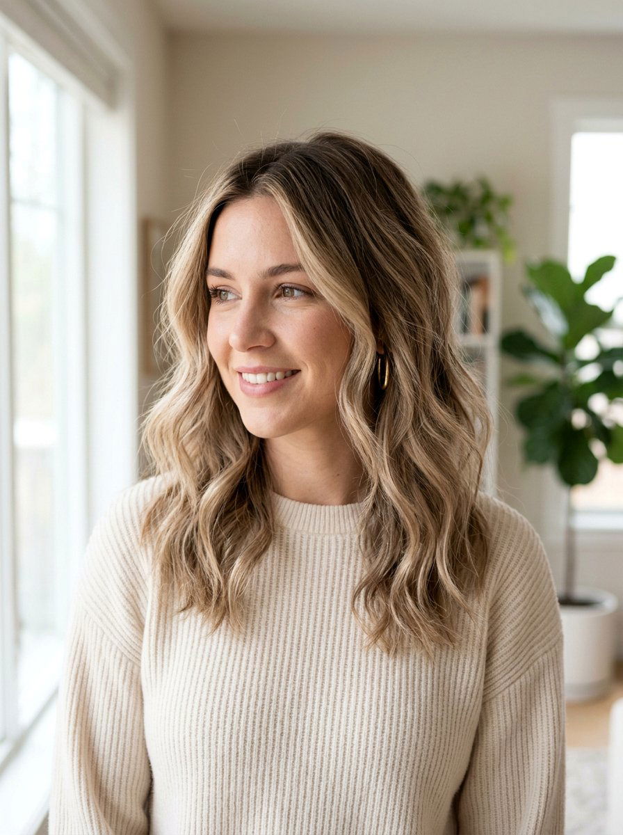 Sandy Beige Balayage On Fine Hair - 20 trendy balayage ideas 2026 - 20 trendy balayage ideas 2026