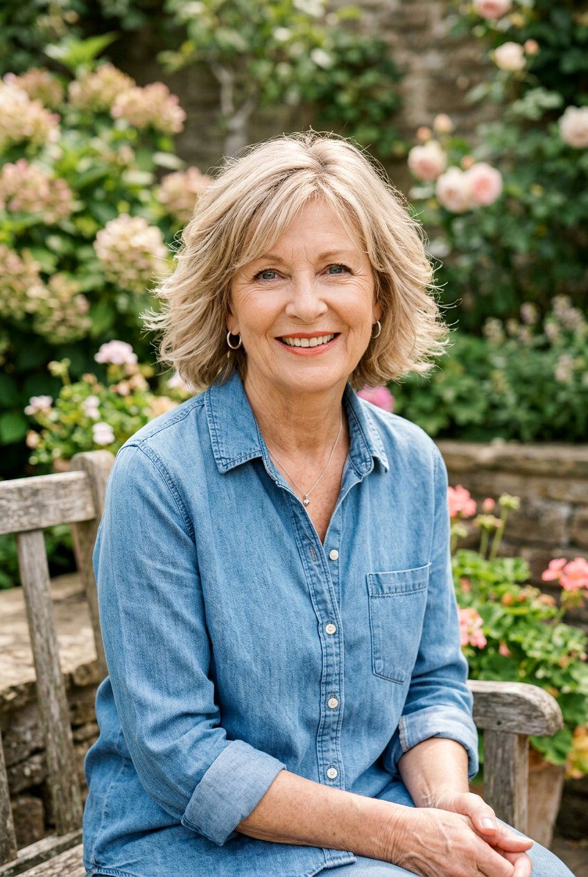 Sandy Blonde - 20 hair color ideas for women over 70 - 20 hair color ideas for women over 70