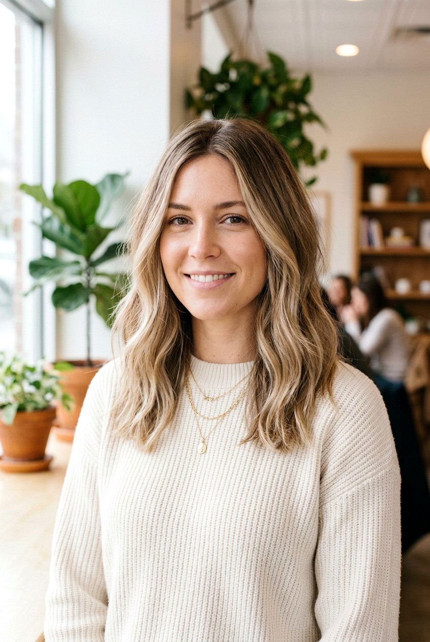 Sandy Blonde Balayage On Shoulder Length Hair - 20 low maintenance blonde balayage - 20 low maintenance blonde balayage