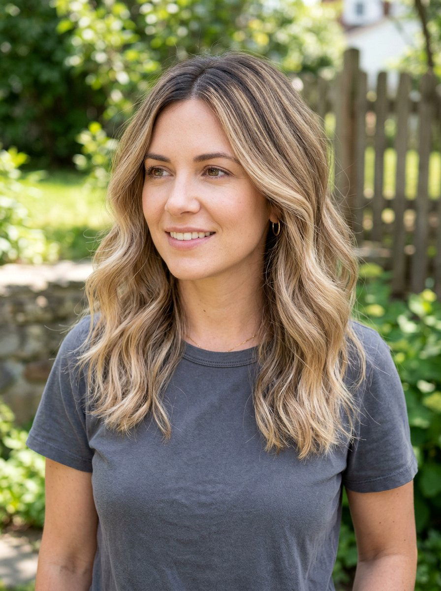 Sandy Blonde Balayage With Root Shadow - 20 summer sandy blonde balayage - 20 summer sandy blonde balayage