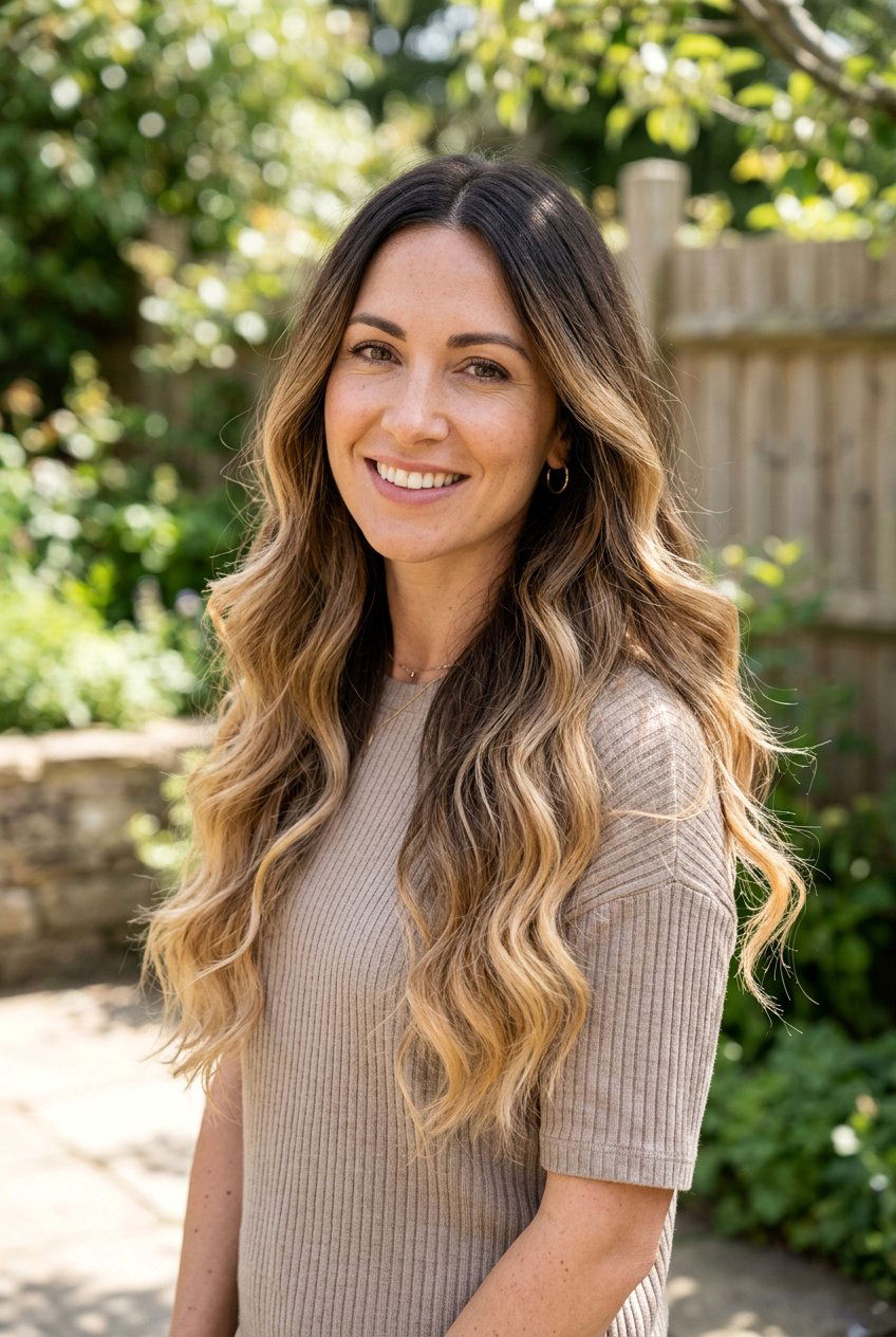 Sandy Blonde Balayage on Dark Brown Hair - 20 sandy blonde balayage - 20 sandy blonde balayage